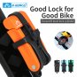 INBIKE Cycling Abs Shell Lock Anti Theft Motorcycle Bicycle Chain Folding Lock D906 D908