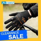 INBIKE Men Breathable Gloves Full Finger Thickened Pad Shockproof MTB Riding Cycling Gloves MC030