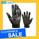 INBIKE Men Women Shockproof Breathable Full Finger Thickened Palm Pad Cycling Bicycle Gloves BC120