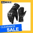 INBIKE Wholesale Thermal Full Finger Leather TPR Pad Hiking Racing Motorbike Motorcycle Gloves IM866