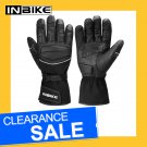 INBIKE Three Fingertips Touch Screen Outdoor Leather Full Finger Warm Riding Motorcycle Gloves CW861