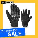 INBIKE Wholesale Breathable Mesh Thickening Carbon Fiber Shell Motocross Motorcycle Gloves CM906