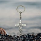 Religious Gifts Metal Keychain New Personality Cross Key Chain Car Pendant item