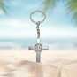 Religious Gifts Metal Keychain New Personality Cross Key Chain Car Pendant item