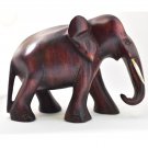 Vintage Hand Carved Wood Elephant Sculpture lucky gift Traditional Handmade