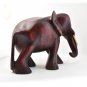 Vintage Hand Carved Wood Elephant Sculpture lucky gift Traditional Handmade