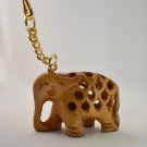 Wooden New Key Tag -traditional Handmade Elephant Key Tag Ring Chain Gift item