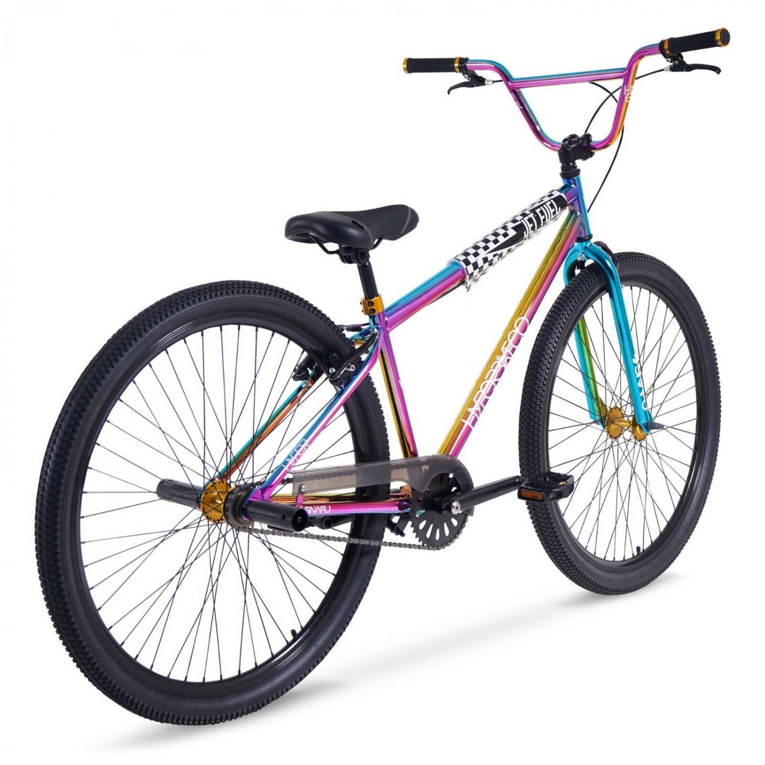 29 Mens Jet Fuel Bmx Bike W Rear Pegs Handbrakes And Awesome Graphics