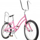 Girl's Classic Sting-Ray Bicycle w/ 20" Wheels Single Speed Bike, Pink, Ages 6+