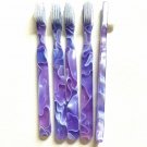 10-Pack Vintage Purple Lava Design Toothbrush By Alan Stuart of New York