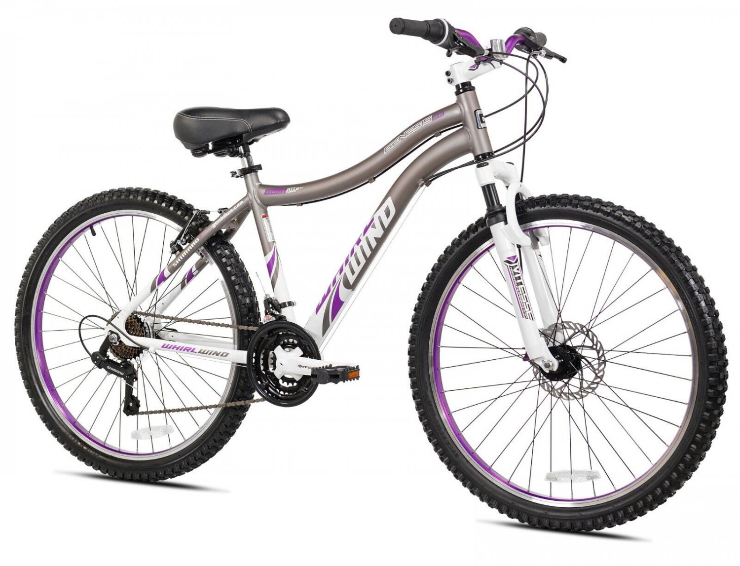 26 Genesis Whirlwind Mountain Pro Bike Off Road Trail Tires 21-Speed 