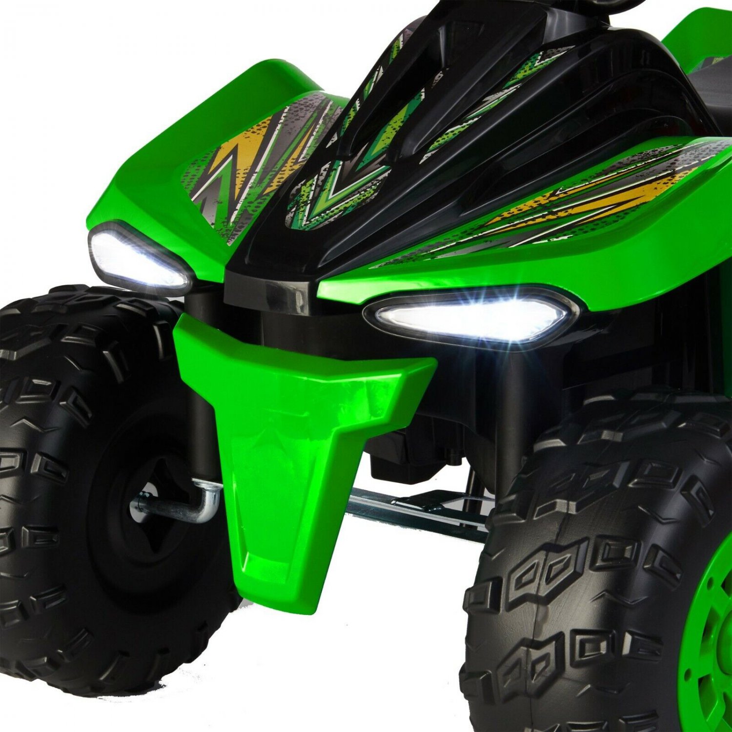Kalee Giant Quad BatteryPowered RideOn Vehicle w/Working Head Lights