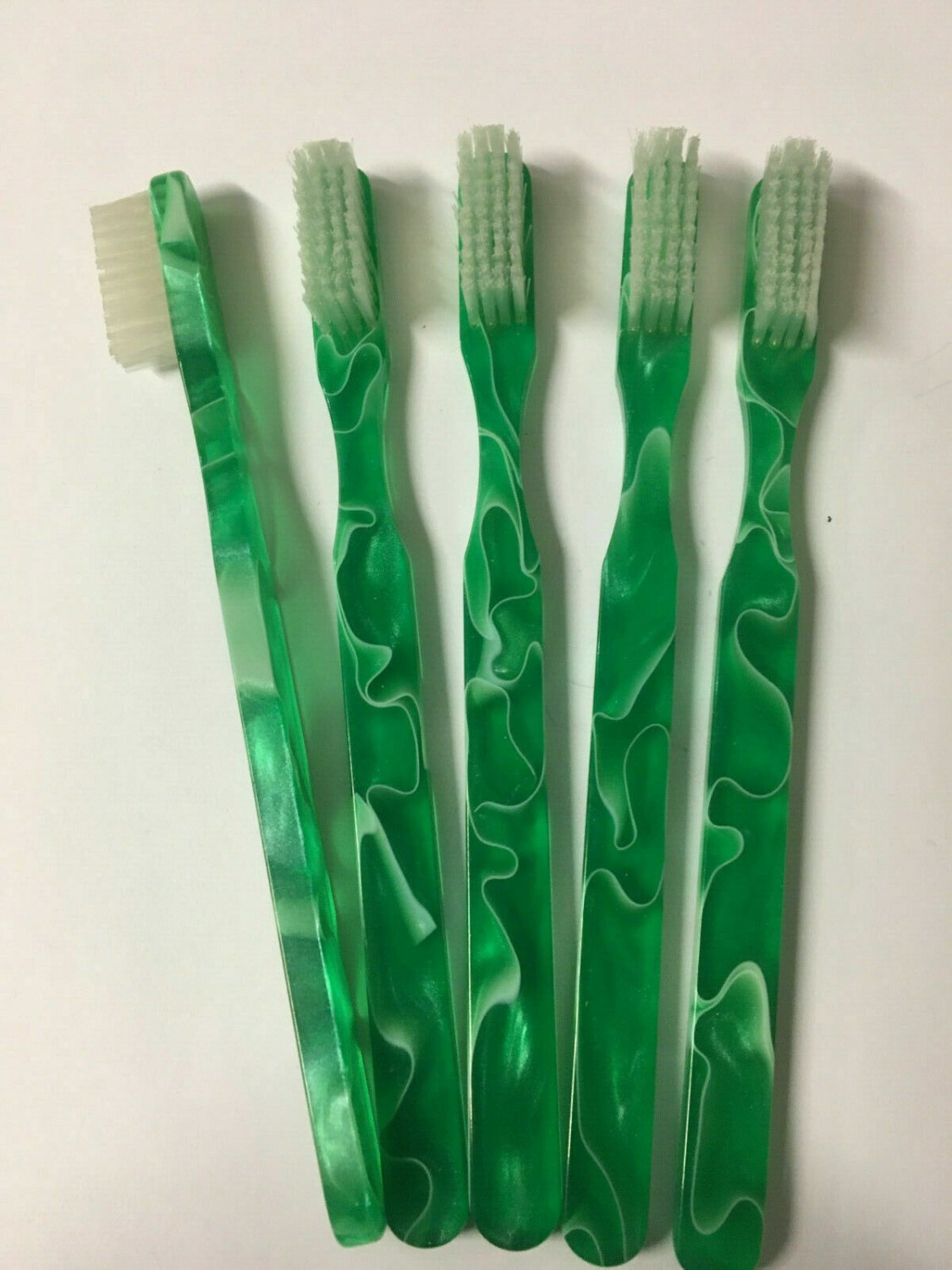 5-Pack Green Lava Vintage Design Toothbrush By Alan Stuart of New York