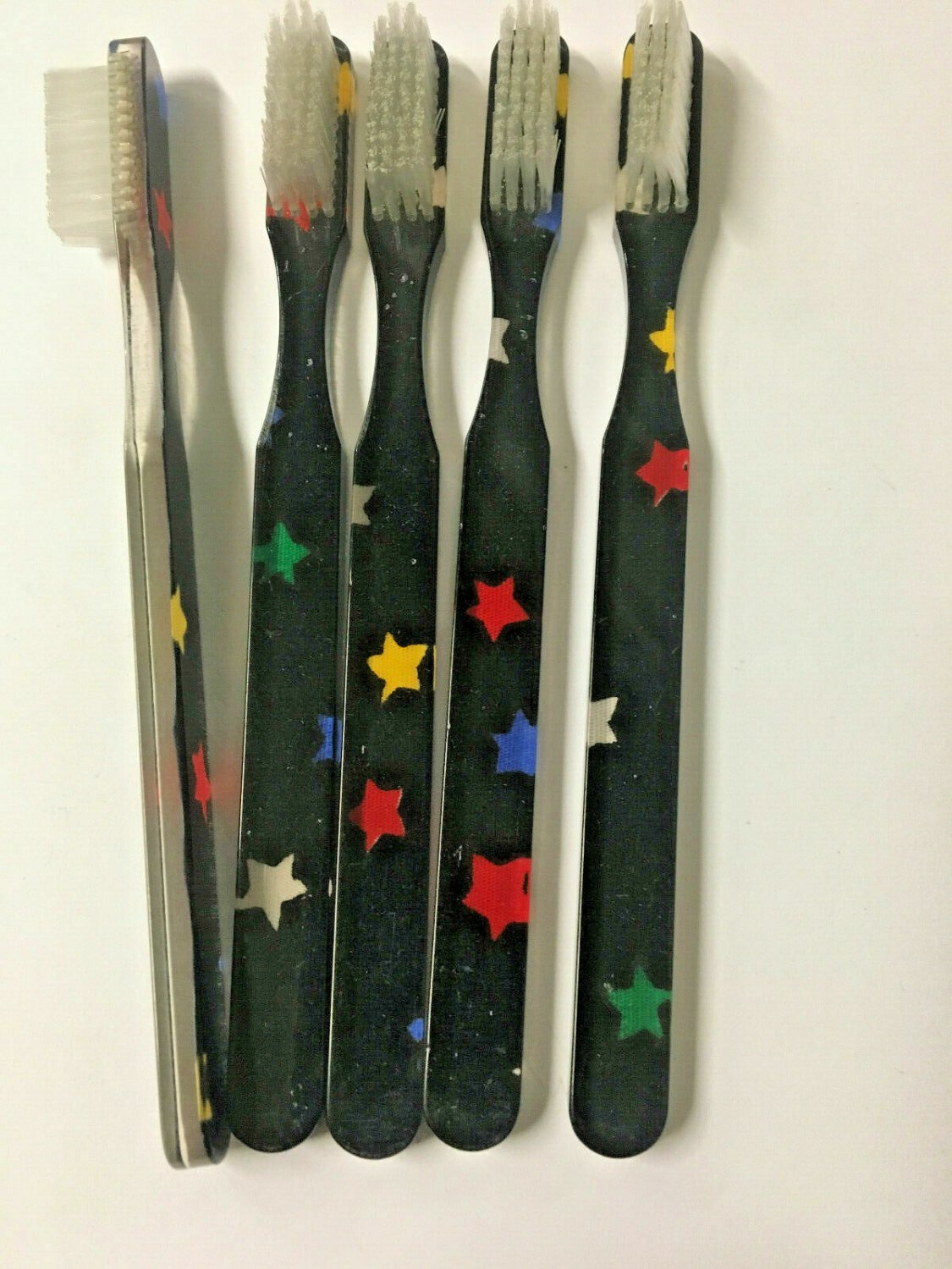 5-Pack Vintage Night Starts Design Toothbrush By Alan Stuart of New York