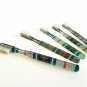 5-Pack Vintage Stripes Patterns Design Toothbrush By Alan Stuart of New York