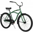 Men's Beach Cruiser Bike 26 Inch Perfect Fit Steel Frame Comfort Ride, Green