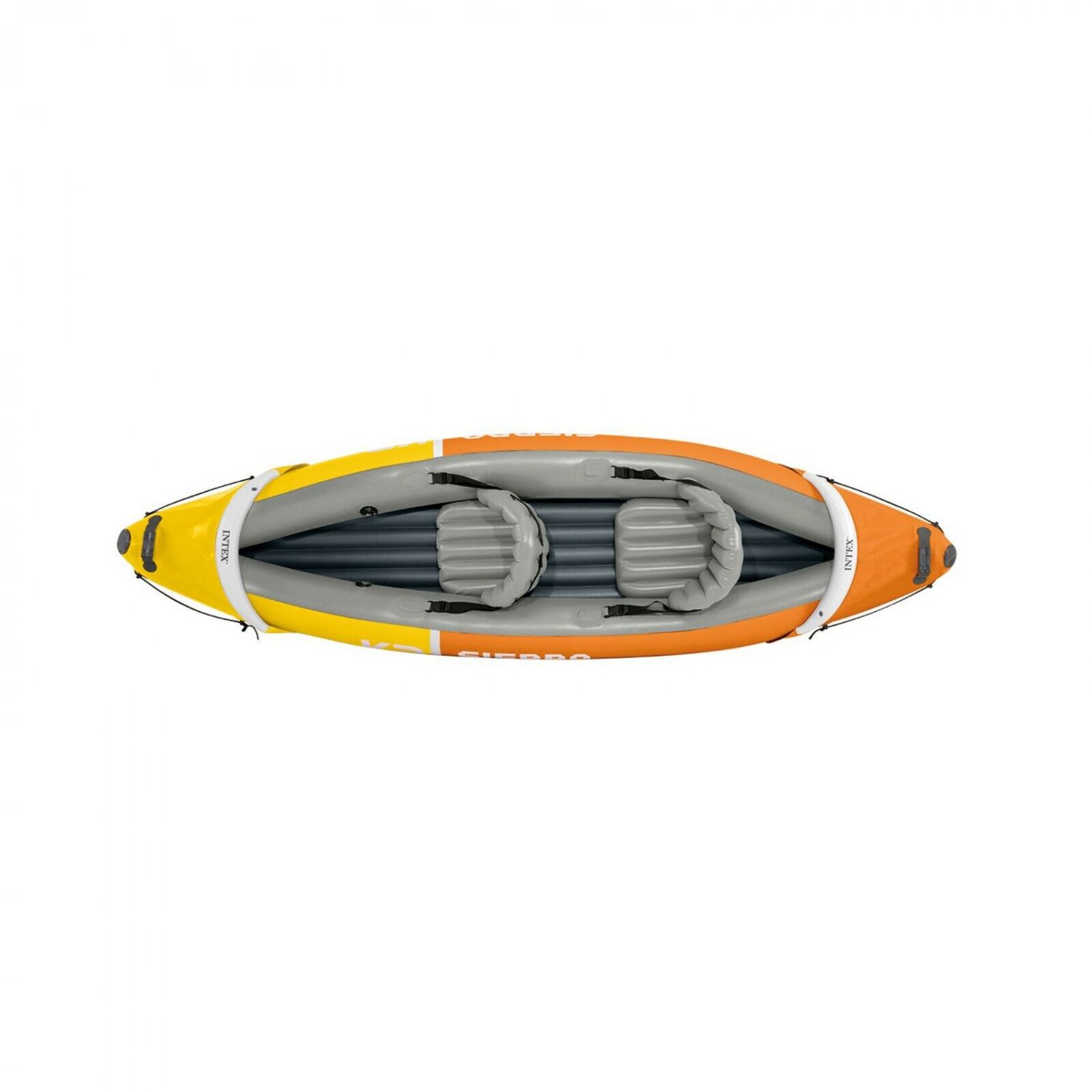Intex Sierra K2 DoubleSeat Lightweight Inflatable Kayak w/ Oars & Hand
