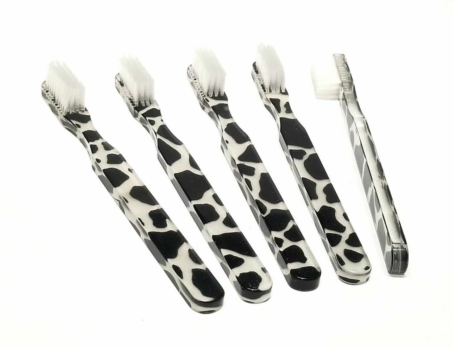 10-Pack Spotted Cow Vintage Design Toothbrush By Alan Stuart of New York