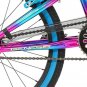 Girls' 2 Illusion BMX Bike 20" Wheels and Steel Frame Comfort Ride, Blue Purple