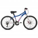 Girl's 24" Genesis Whirlwind Mountain Pro Bike Off Road Tires 21-Speed Bicycle