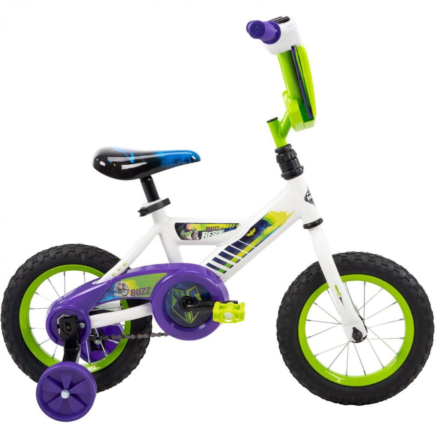 Boy's 12" Pixar Toy Story Buzz Lightyear Bike w/ Training Wheels, Ages 35