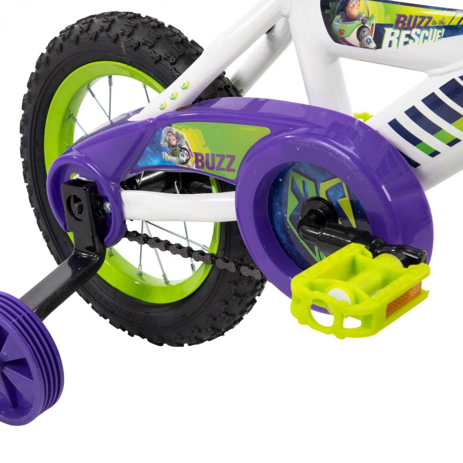 Boy's 12" Pixar Toy Story Buzz Lightyear Bike w/ Training Wheels, Ages 35