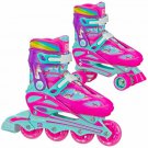Roller Derby Sprinter 2-in-1 Skates Combo w/Quick Switch Quad/Inline, Unicorn