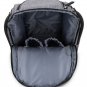 Spacious Gray Baby Boom Gear Backpack Diaper Bag with Insulated Bottle Storage
