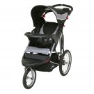 Foldable Lightweight Baby Infant Jogger Stroller w/5-Point Safety Harness, Black
