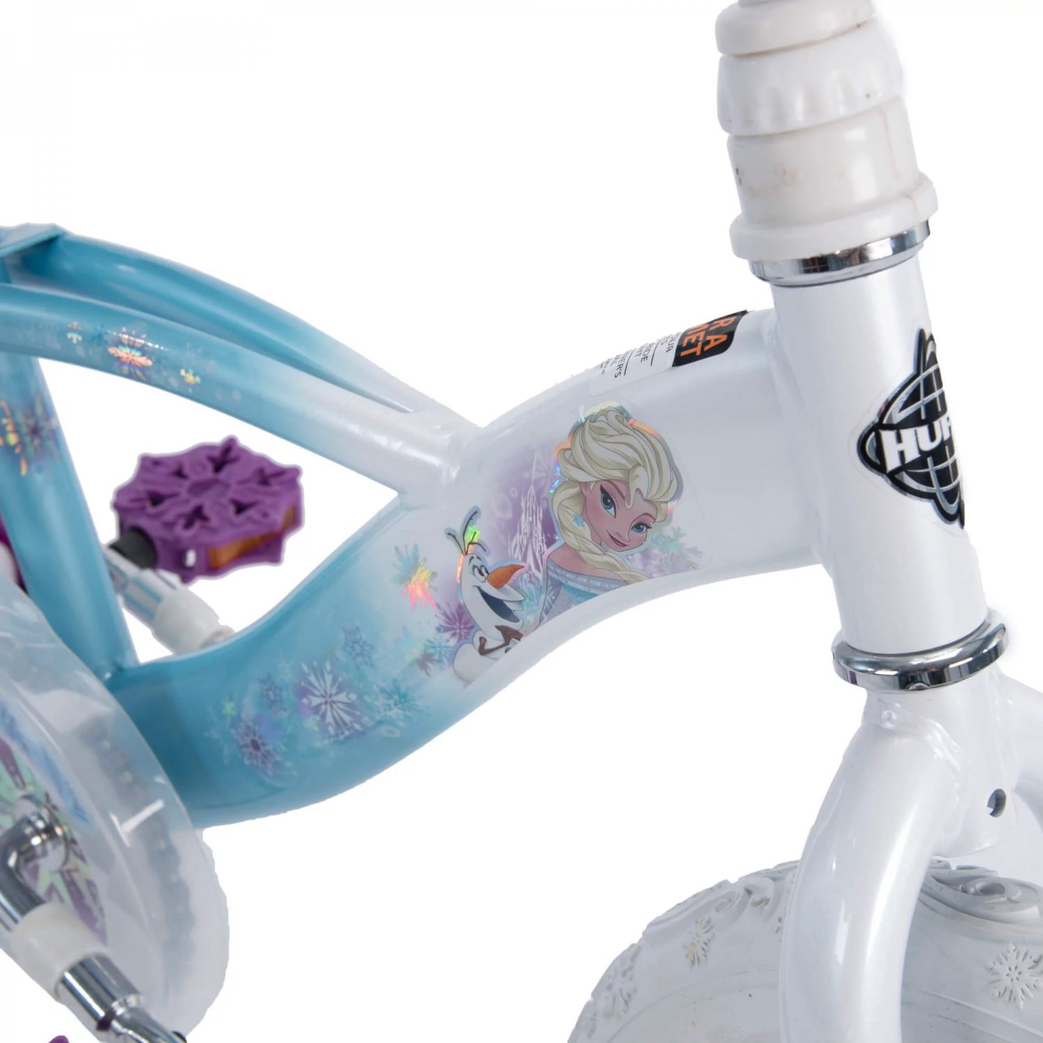 frozen bike with training wheels