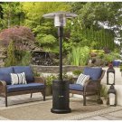 48,000 BTU Propane Gas Outdoor Patio Heater, 10'-15' Diameter Heating, Black