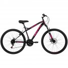 26" Everest Mountain Bike Off Road Tires 21-Speed Bicycle, Black and Pink