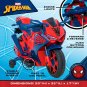 Kids Spider-Man 6V Battery-Powered Motorcycle w/ Working Headlights, Ages 3+