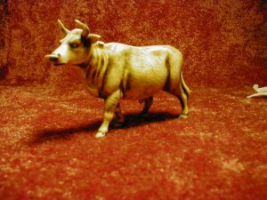 celluloid steer figure