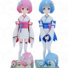 18cm Rem Ram Emilia Figure PVC Action Anime Re:Life In A Different World Doll Model Toys
