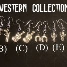 "The Western Collecttion"....Dangle Earrings, Handcrafted, YOUR Choice