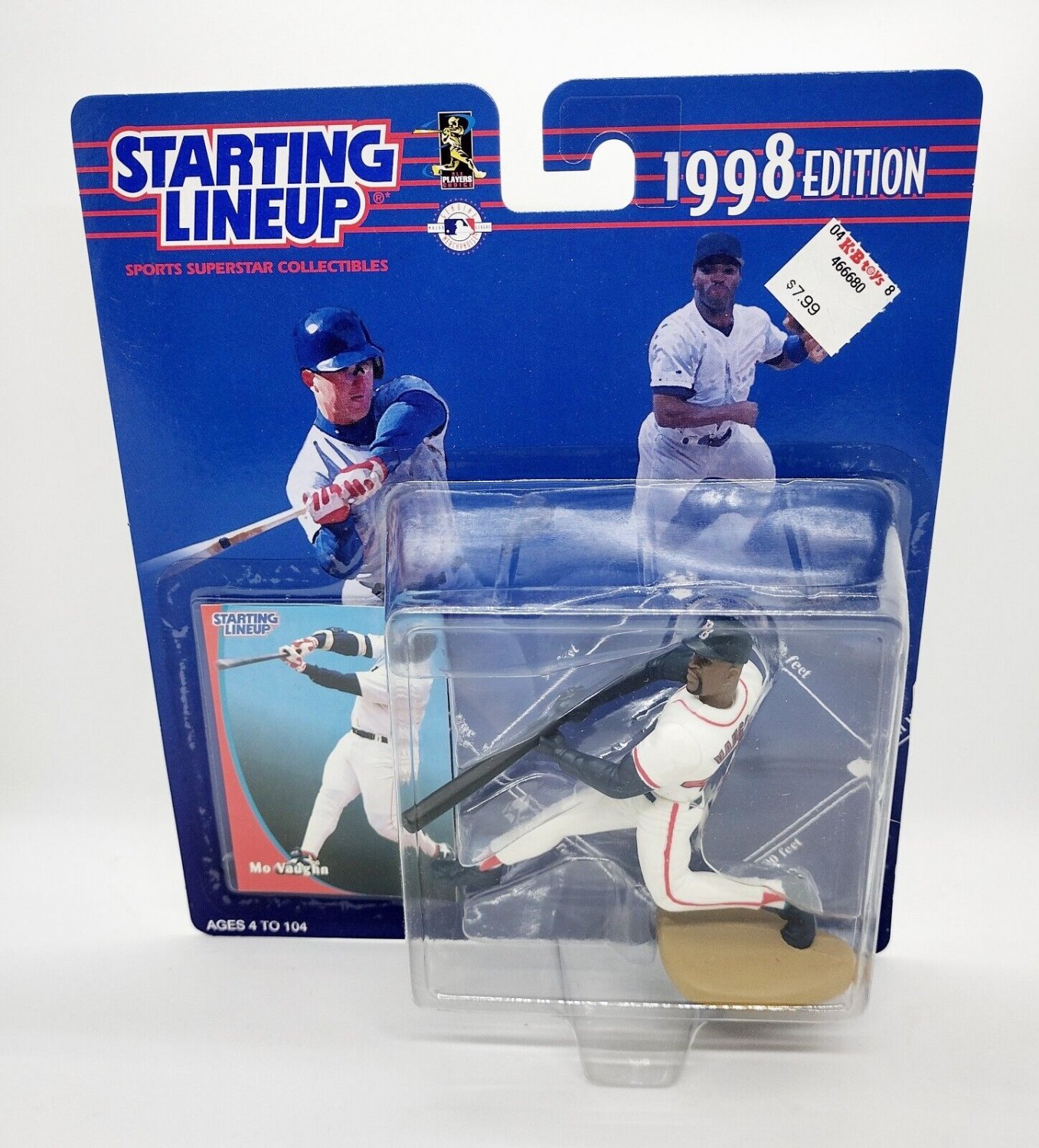 Mo Vaughn MLB Starting Lineup Boston Red Sox 1998 Edition Figure/Card