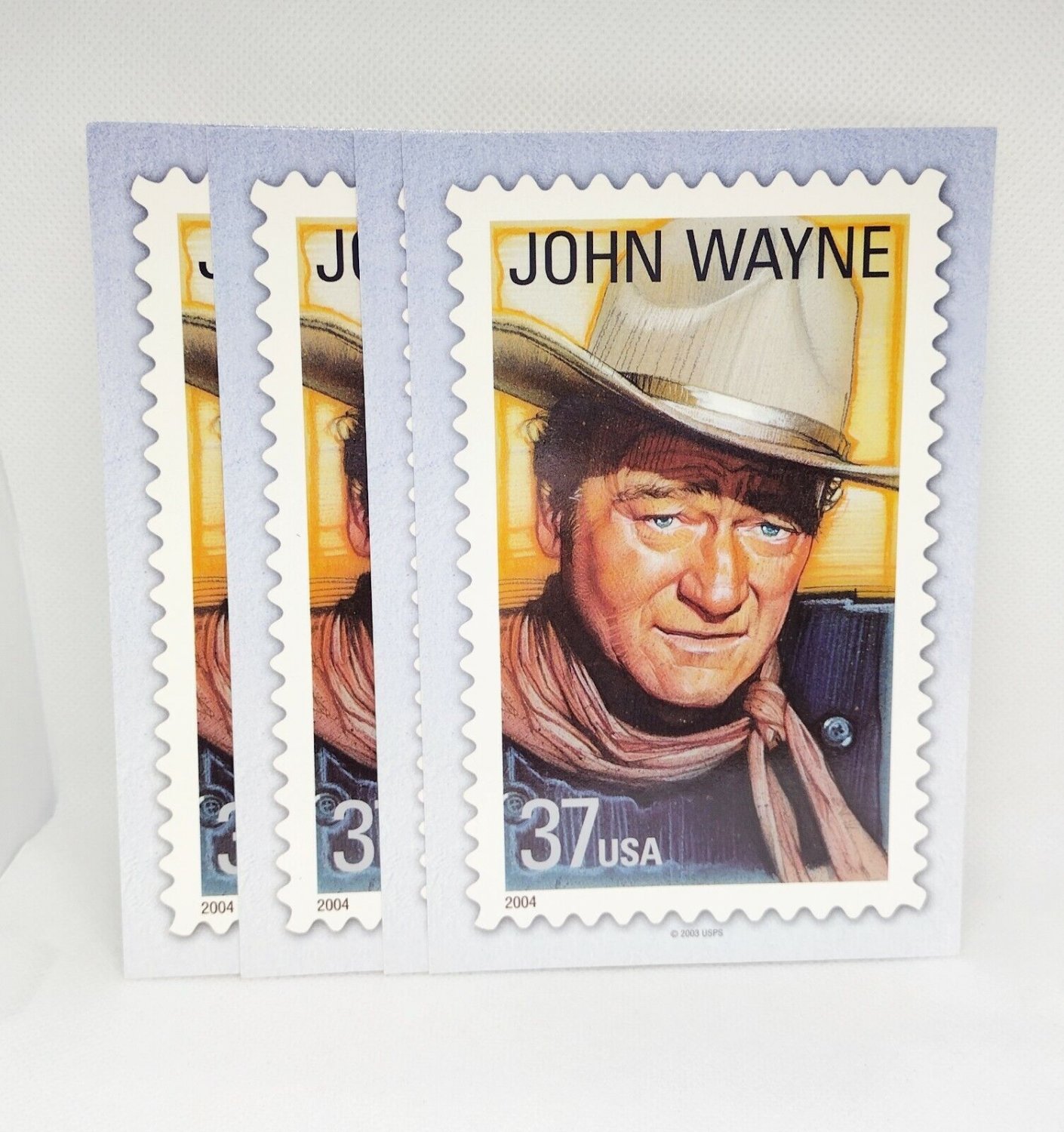 John Wayne 2004 Unused USPS Postcards Lot Of 4