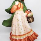 Holly Hobbie 1981 Porcelain Figurine Memories Of Gold Girl 8" Figurine