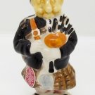 Italian Cherry Drioli 1969 Ceramic Bagpipe Man Mini Decanter