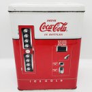 Coca-Cola 8" X 6" Vending Machine Image Design 1997 Empty Tin Can