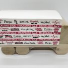 Campbell's Soup Variety Of Products Sealed 8" X 2 1/4" Wooden Notepad Truck