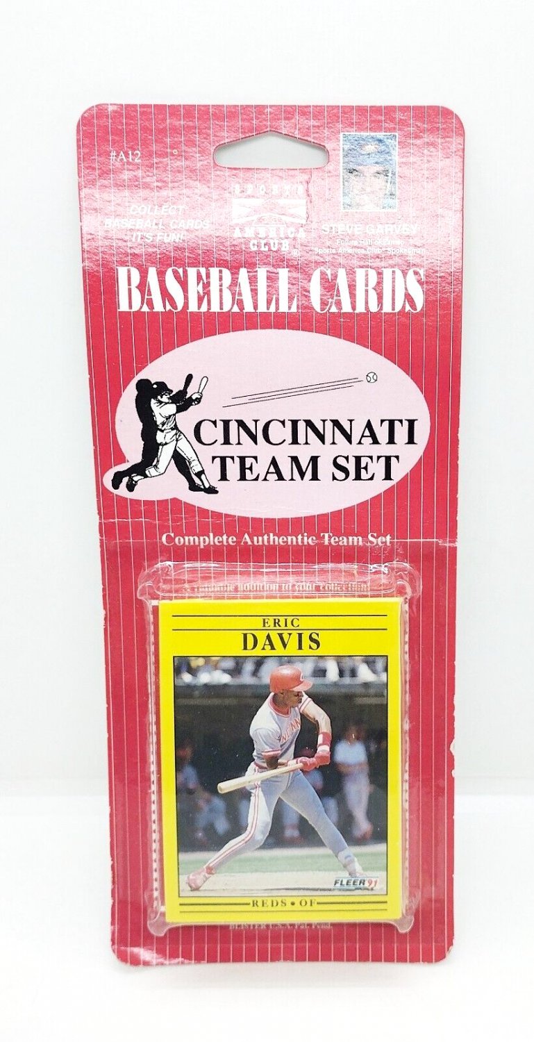 Cincinnati Reds Team Set 1991 Fleer Sports America Club Baseball Cards