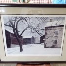Peter Keating "Long Valley Farm" Signed Print 35" X 28" Framed