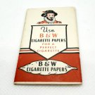 B & W (Brown & Williamson Tobacco Company) Cigarette Tobacco Rolling Papers