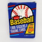 Fleer 1988 Baseball Logo Stickers & Trading Cards Unopened Pack