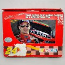 Jeff Gordon Two Decks Of Sealed Bicycle Playing Cards Nascar Collectible Tin