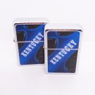 Victor Kentucky Design Refillable Soft Flame Oil Windproof Lighter-Lot Of 2