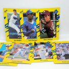 Classic 1990 Yellow Lot Of 7 Rookie Baseball Trading Cards