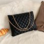 Shoulder Bag, Fashion Plaid, Pu Leather Crossbody Bags For Women - Black